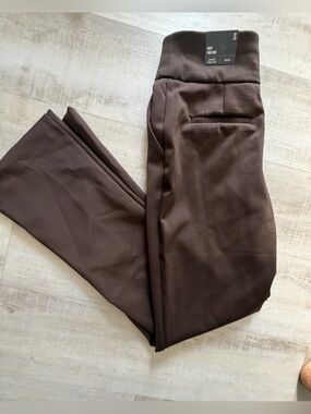 Express stretch pull on boot dress pants